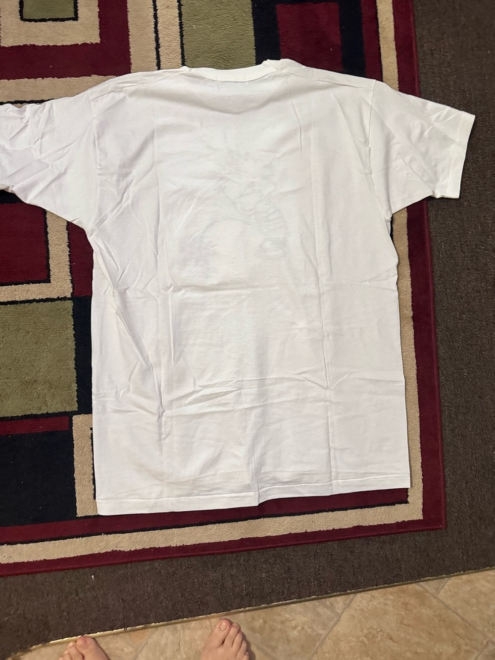 Tommy Hilfiger White Graphic Tee vintage - Picture 4 of 5